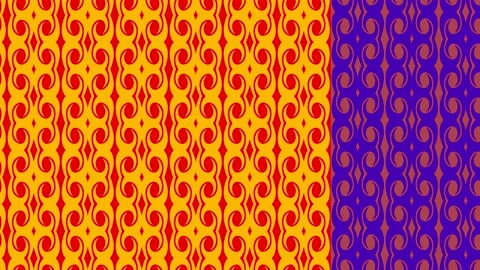 Colorful graphic pattern on background with stroboscopic and hypnotic effect. Stock-Footage 131072264