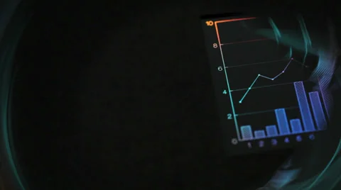 Colorful graphs Stock Footage 32232998