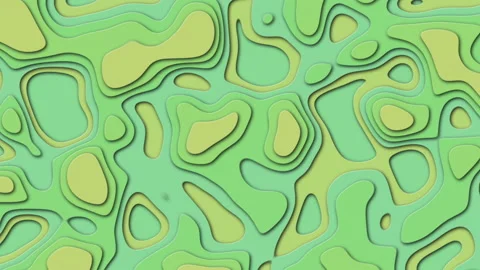 Colorful green background on theme geodesy or topography. Abstract topographic Stock Footage 164998541