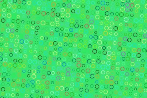 Colorful green bubbles pattern for backgrounds and design Stock Photos