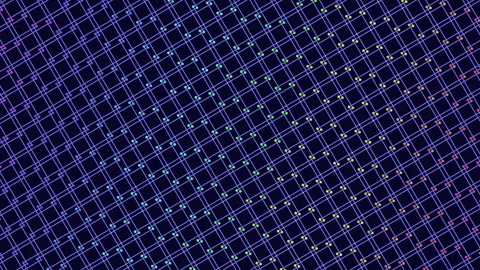 Colorful grid intersecting lines in blue, purple, and pink Stock Footage 275577395