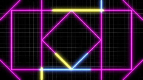 Colorful grid of intersecting lines Stock Footage 282364704