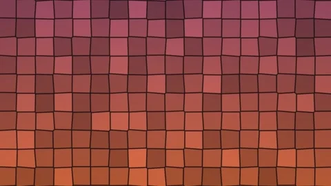 Colorful grid pattern in shades of red and orange with a Stock Footage 338316747