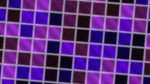 Colorful grid pattern showing shades of blue and purple Stock Footage 338115190