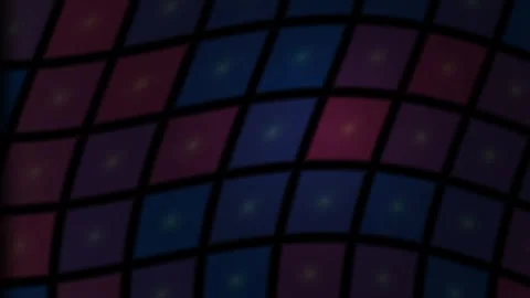 Colorful grid pattern with squares and lights. Stock Footage 335946682