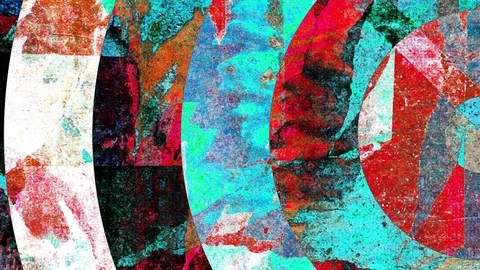 Colorful Grunge Art Background Loop Stockbeeldmateriaal 124967847