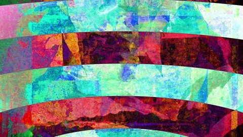 Colorful Grunge Art Background Loop Stock-Footage 124968411