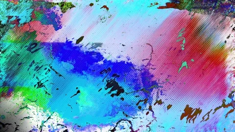Colorful Grunge Texture Background 스톡 동영상 93133773