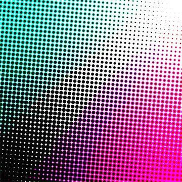 Colorful halftone background Stock Illustration