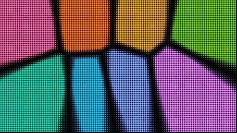 Colorful halftone dot pattern abstract background Stock Footage 335938420