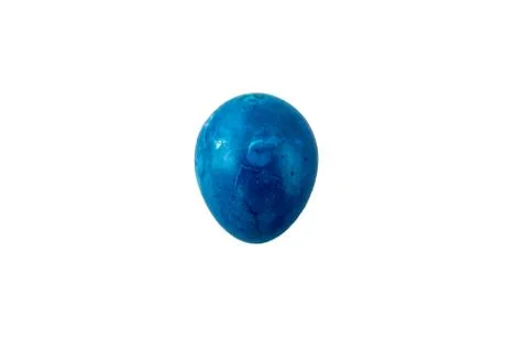 Colorful handmade easter egg isolated on a white background Stock Photos
