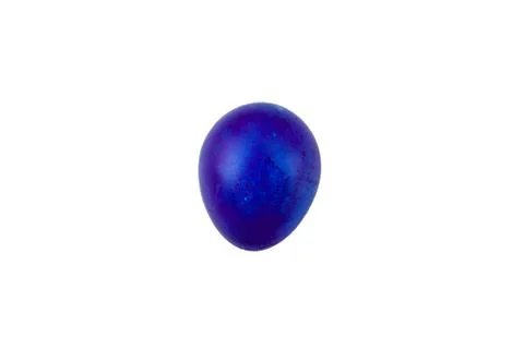 Colorful handmade easter egg isolated on a white background Stock Photos