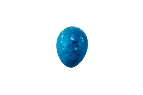 Colorful handmade easter egg isolated on a white background Stock Photos