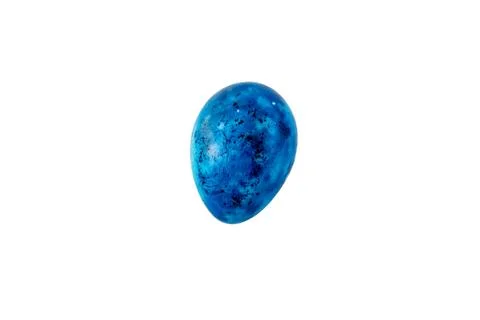 Colorful handmade easter egg isolated on a white background Stock Photos