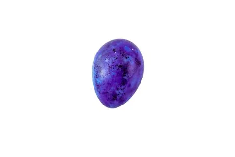 Colorful handmade easter egg isolated on a white background Stock Photos