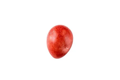 Colorful handmade easter egg isolated on a white background Stock Photos