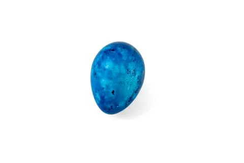 Colorful handmade easter egg isolated on a white background Stock Photos