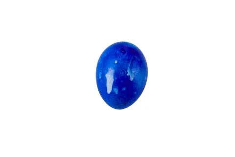 Colorful handmade easter egg isolated on a white background Stock Photos