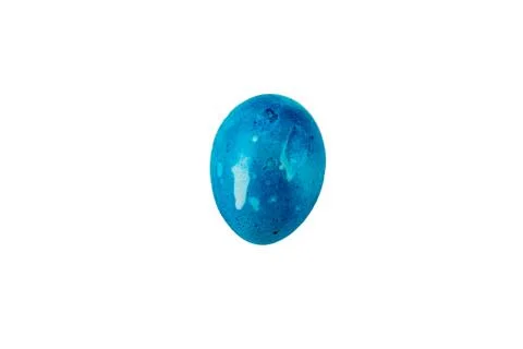 Colorful handmade easter egg isolated on a white background Stock Photos