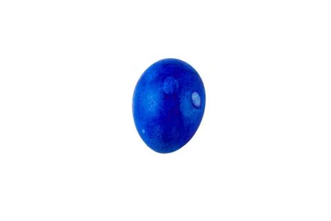 Colorful handmade easter egg isolated on a white background Stock Photos