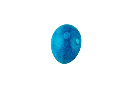 Colorful handmade easter egg isolated on a white background Stock Photos