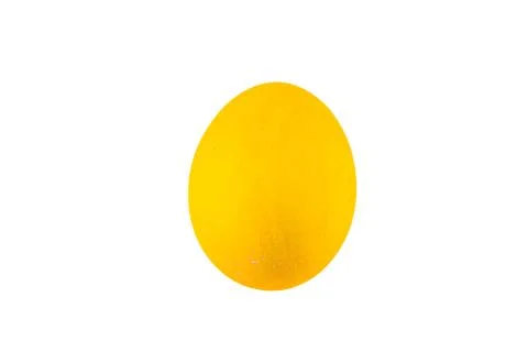 Colorful handmade easter eggs isolated on a white background Stock Photos
