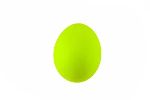 Colorful handmade easter eggs isolated on a white background Foto stock
