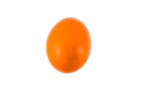 Colorful handmade easter eggs isolated on a white background Stock Photos