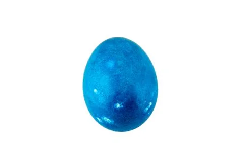 Colorful handmade easter eggs isolated on a white background Stock Photos