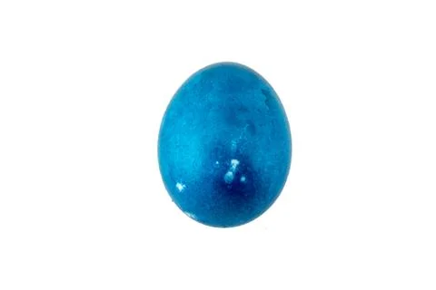 Colorful handmade easter eggs isolated on a white background Stock Photos