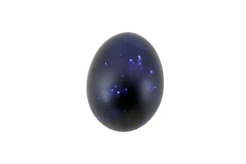 Colorful handmade easter eggs isolated on a white background Stock Photos