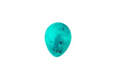 Colorful handmade easter eggs isolated on a white background Stock Photos