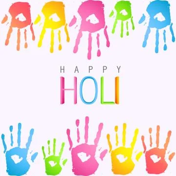 Colorful hands Stock Illustration