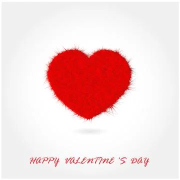 Colorful heart shape on background Stock Illustration