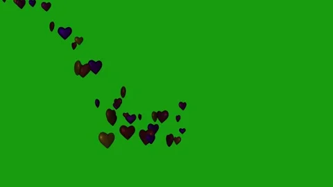 Colorful hearts Stock Footage 256462083