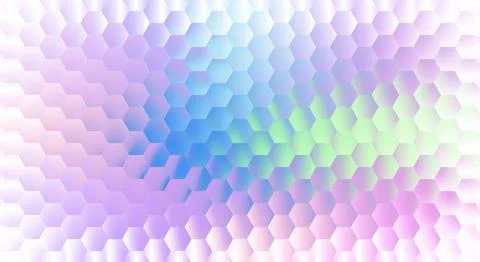 Colorful Hexagon Pattern Glass Background 스톡 일러스트