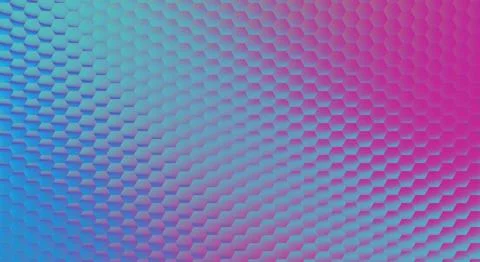 Colorful Hexagon Pattern Glass Background Stock Illustration
