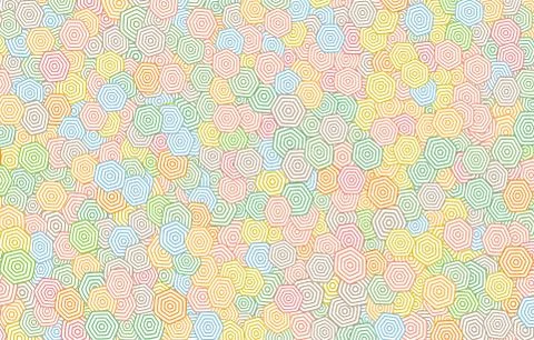 Colorful hexagonal pattern background イラスト素材