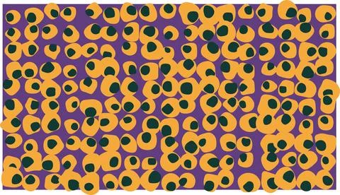 Colorful hexagonal pattern design Stock Illustration