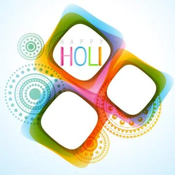 Colorful holi background Stock Illustration