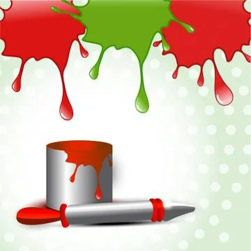 Colorful holi splashes Stock Illustration