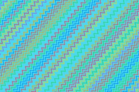 Colorful holographic zigzag pattern background design Illustration