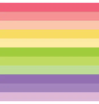 Colorful Horizontal Lines Seamless Pattern Stock Illustration