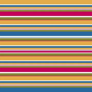 Colorful Horizontal Stripe Pattern Background In Yellow Pink Blue Color Stock Illustration