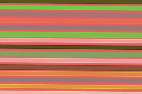 Colorful horizontal striped pattern with pink green and brown Stock Illustration