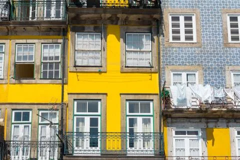 Colorful house facade Stock Photos