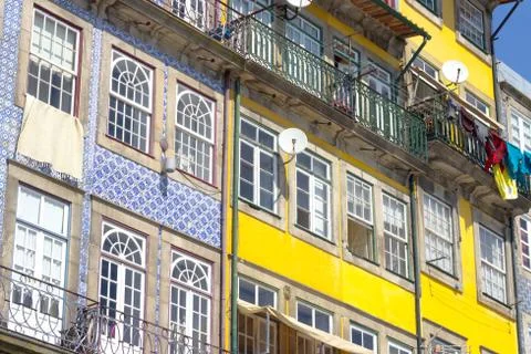 Colorful house facade Stock Photos