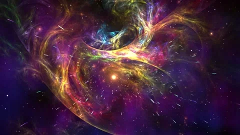 Colorful Hyperspace Comets Fast Motion Background Video stock 281962851