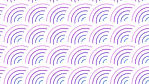 Colorful Hypnotic Circles Background Stock Footage 99850866