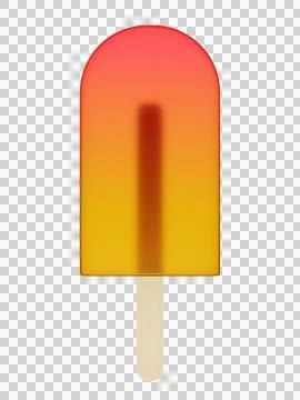 Colorful ice popsicle Stock Illustration
